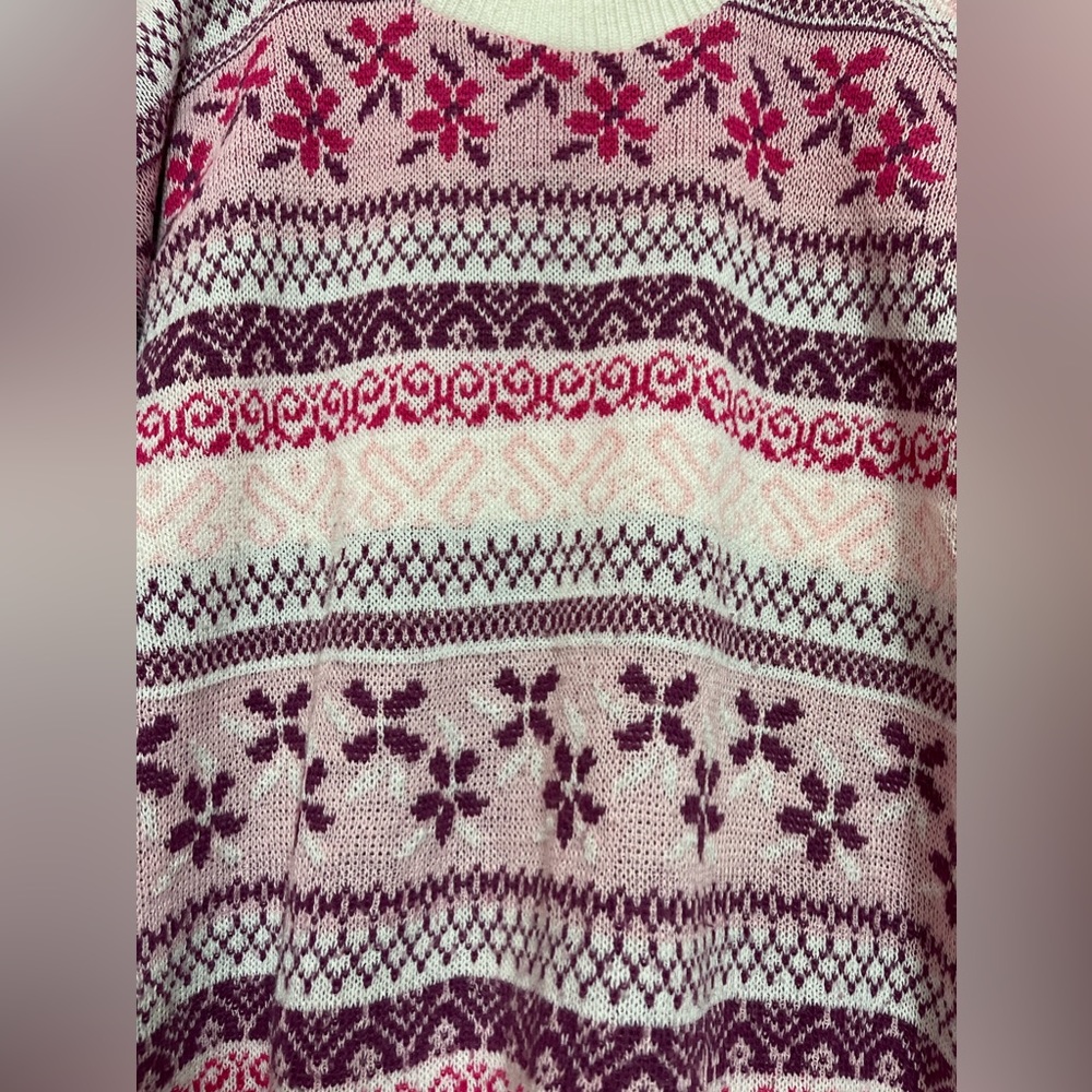 FIXED PRICE-Purple woolen sweater top - Picture 3 of 4
